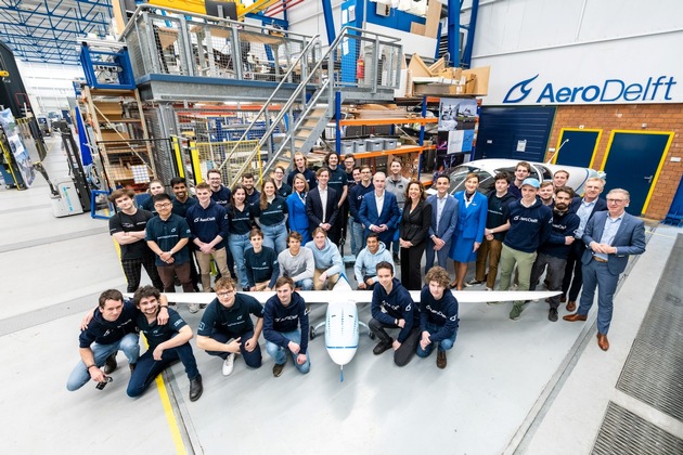 KLM beginnt Zusammenarbeit mit AeroDelft-Studententeam:  Bau eines Wasserstoffflugzeugs