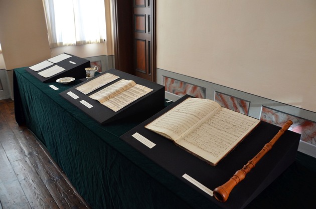 Original Abschriften der Englischen Suiten im Bach-Archiv Leipzig zu sehen