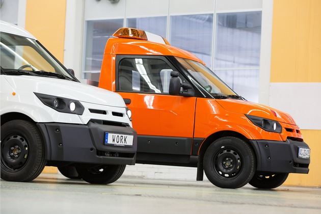 StreetScooter GmbH vertreibt die Modelle WORK und WORK L in Deutschland über teilnehmende Ford Transit Center