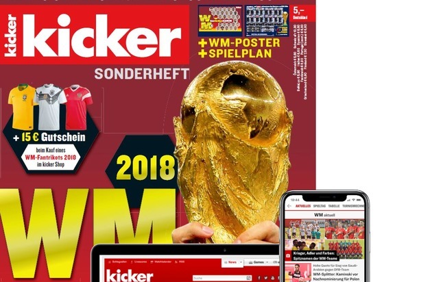 Olympia-Verlag GmbH: 32 Tage Fußball pur - die FIFA Fußball-WM beim kicker