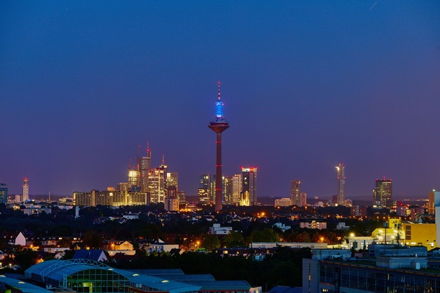 Fotohinweis: Silvester-Licht-Show am Europaturm