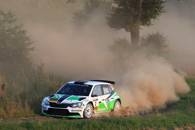 DRM: Kreim/Christian stehen nach tollem Sieg in Niedersachsen vor dem Titelgewinn mit SKODA AUTO Deutschland (FOTO)