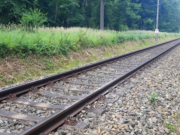 BPOL-HST: Schottersteine zwingen Zug zur Notbremsung