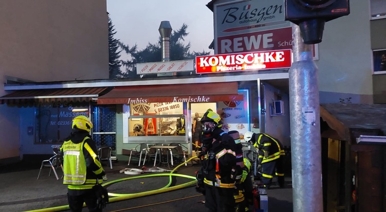 FW-EN: Brennt Friteuse in einer Pizzeria, Prinzenstr.