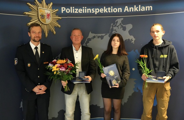 POL-NB: Polizei ehrt Bürgerinnen und Bürger für Zivilcourage