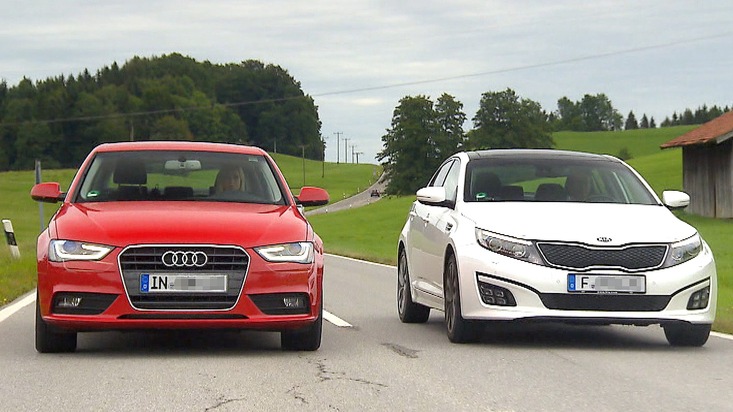 &quot;GRIP - Das Motormagazin&quot; / Niki Schelle und Miriam Höller im Test: Audi A4 vs. Kia Optima / Matthias&#039; Leichtbau-Raketen / Nippon-Racer am Lausitzring / Sonntag, 31. August 2014, um 18:00 Uhr bei RTL II