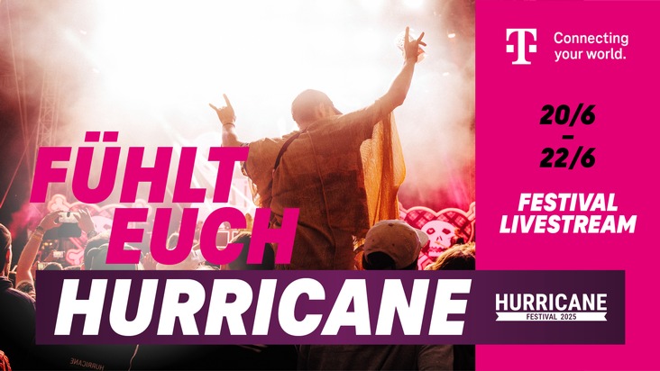 „Fühlt euch Hurricane“: MagentaTV und MagentaMusik bringen das Hurricane Festival direkt zu den Fans