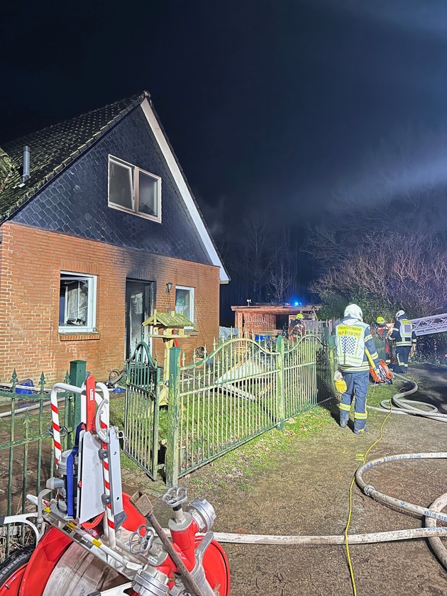 FW-SE: Gebäudebrand in Kisdorf