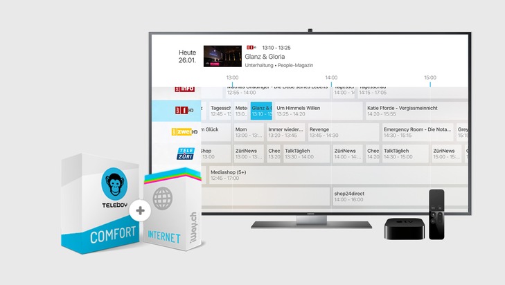 Future TV AG: Teleboy lanciert neues Bundle-Angebot für CHF 49.- und fordert mit diesem Swisscom, UPC & Co. heraus
