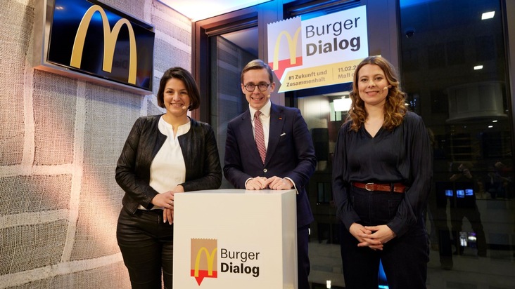 Auftakt Burger Dialog: McDonald&#039;s bringt Gen Z und Politiker:innen an einen Tisch