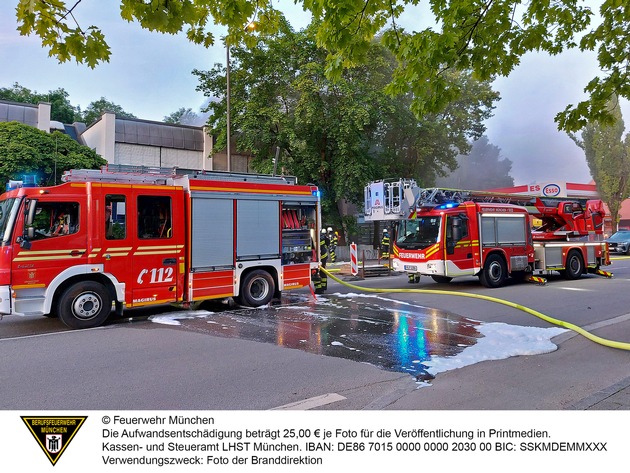 FW-M: Brand in Lokal (Freimann)
