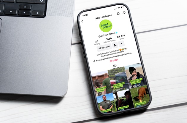 Neuer gemeinsamer TikTok-Kanal von NDR und BR: „ARD Landleben“ startet