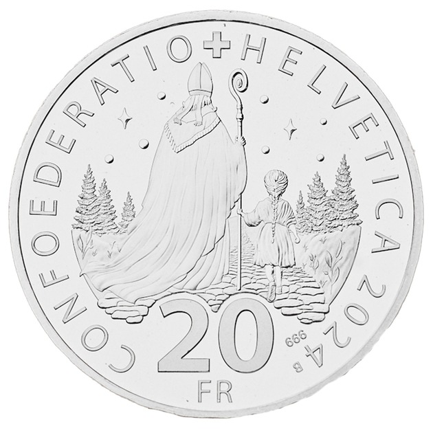 Latest special coin to be issued: new St. Nicholas silver coin makes a very special gift