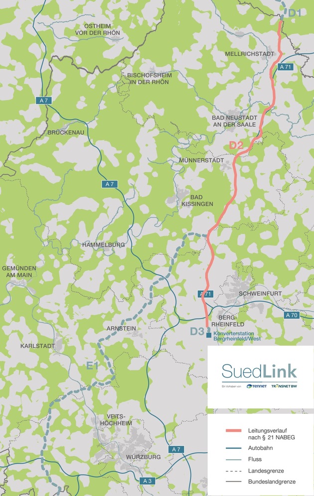 SuedLink: Bau in Bayern kann starten