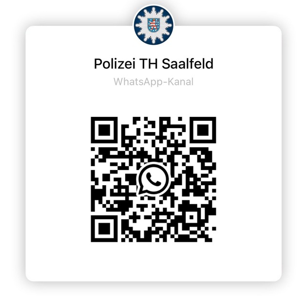 LPI-SLF: Blaulicht aufs Handy - der WhatsApp-Kanal der Landespolizeiinspektion Saalfeld