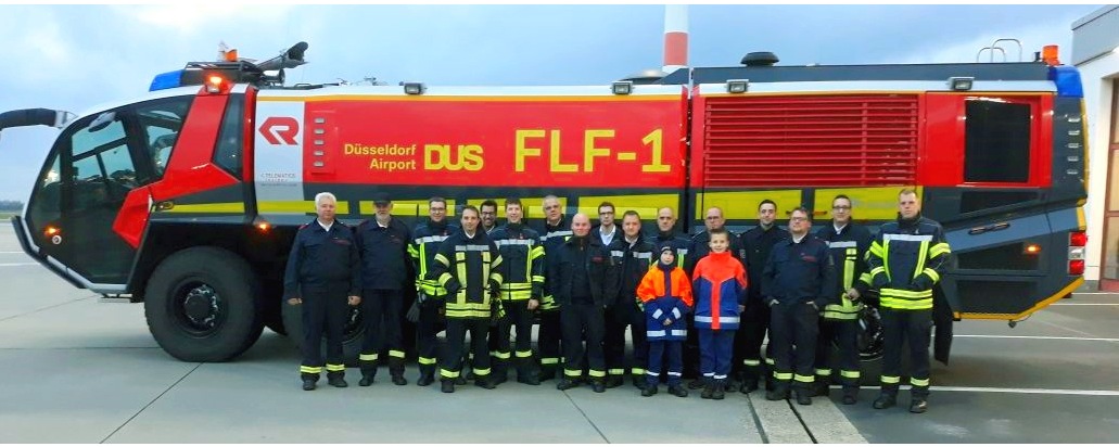 FW-KLE: Besuch bei der größten Werkfeuerwehr des Landes NRW am Airport Düsseldorf