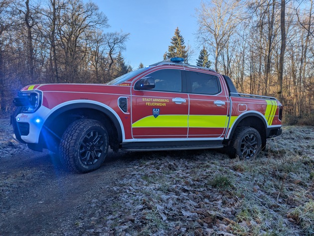 FW-AR: Ford Ranger ergänzt Arnsberger Feuerwehr-Fuhrpark