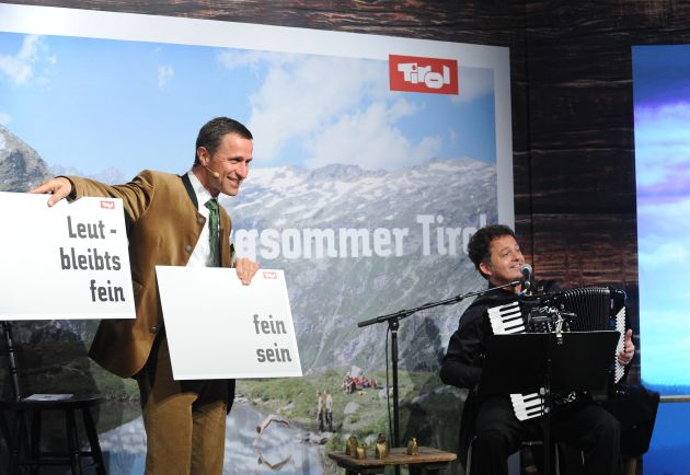 Bergsommer Tirol - Die Tirol Werbung startet ihre neue Kampagne
offiziell auf der ITB in Berlin - BILD