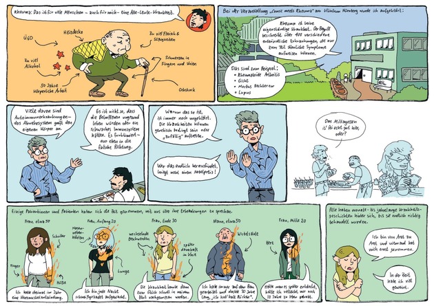 Klinikum Nürnberg lädt zur Eröffnung der Ausstellung &quot;Comic meets Rheuma&quot; ein