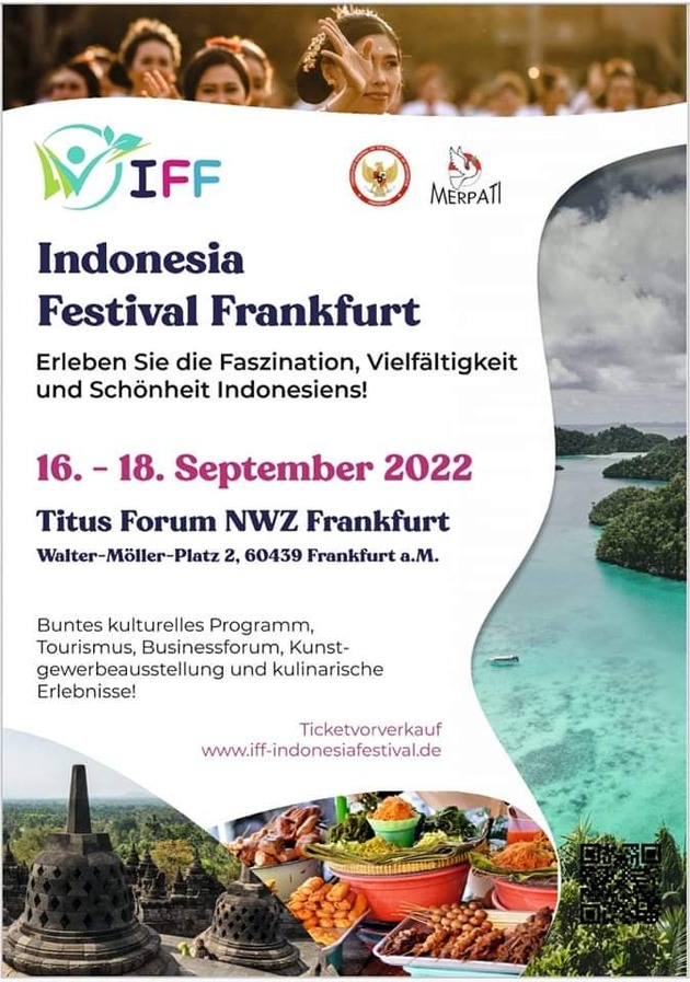 Premiere in der Mainmetropole - Indonesia Festival Frankfurt vom 16. bis 18. September 2022