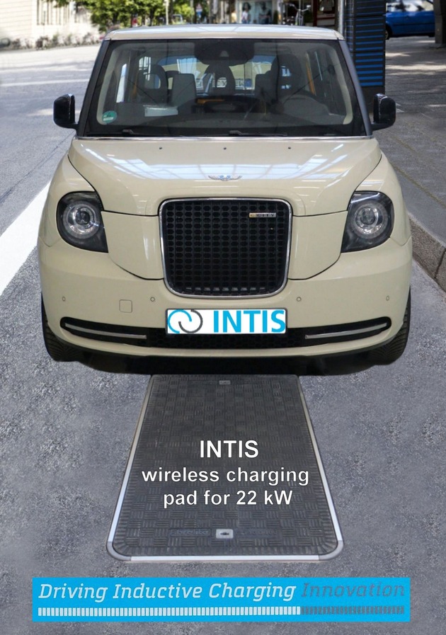 INTIS kabelloses Laden mit 22kW für Taxi- und Logistikanwendungen