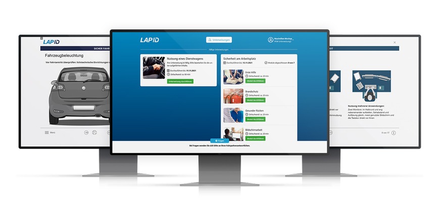 LapID Service GmbH: Digitale und zertifizierte Unterweisungen via E-Learning: LapID erweitert Angebot für Fuhrpark und Arbeitsschutz