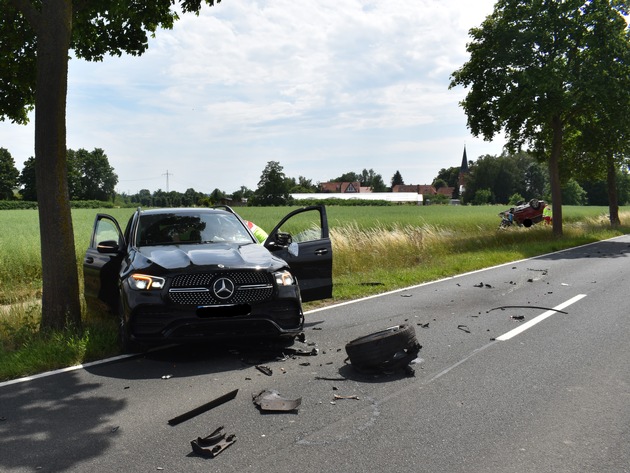 POL-HI: Sarstedt - Verkehrsunfall mit 3 Verletzten auf der K514 zwischen Ruthe und Heisede
