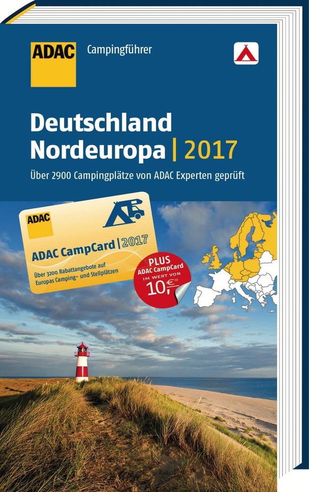 ADAC Campingführer 2017 bewertet 5.500 Plätze / 37 Länder in ganz Europa / Das Standardwerk in der 67. Auflage