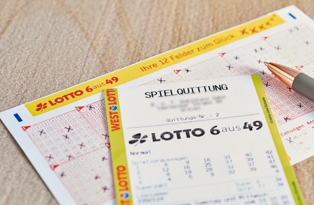 WestLotto: LOTTO 6aus49: Nordrhein-Westfale knackt den Jackpot / Rund 17 Millionen Euro gehen in den Kreis Recklinghausen