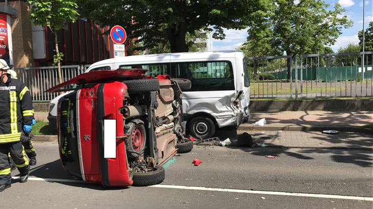 POL-PPMZ: Unfall mit einer verletzten Person