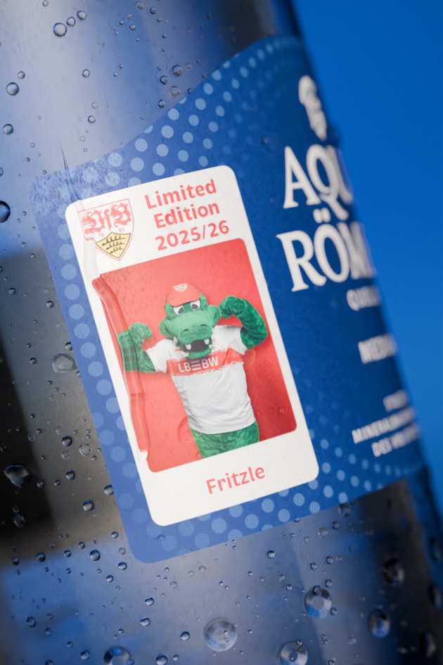 Volltreffer f&uuml;r VfB-Fans: Die Aqua R&ouml;mer Sammeletiketten-Edition