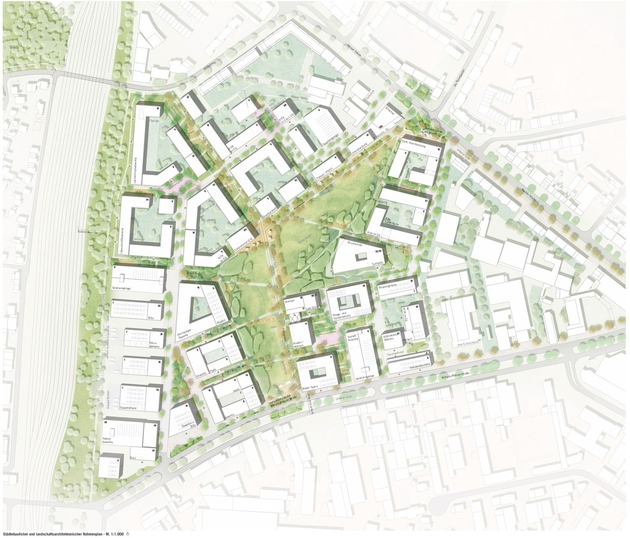 „Neues Quartier Bickendorf“ in Köln: Städtebaulicher Wettbewerb entschieden – Leitbild wird räumlich konkret