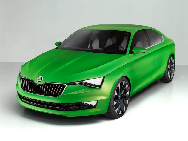 SKODA auf der AMI 2014: Deutschland-Debüt für wegweisende Designstudie &quot;VisionC&quot; (FOTO)