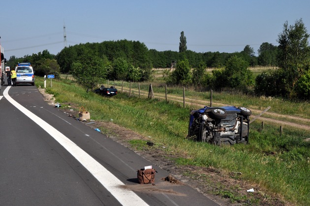 POL-WL: Pkw überschlugen sich ++ Seevetal/Hittfeld - Mit 75 km/h unterwegs ++ Hanstedt - Vorfahrt missachtet ++ Und weitere Meldungen