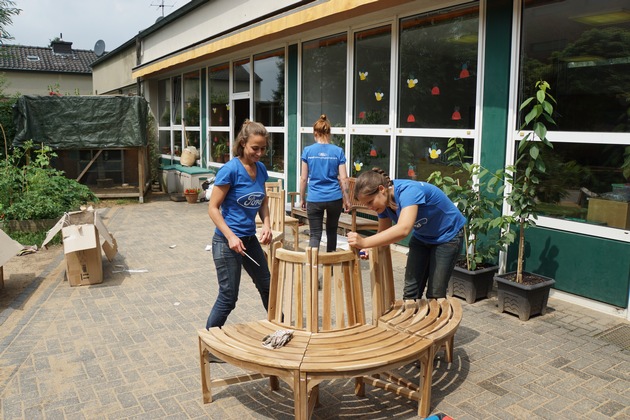 Engagiert in 2017: Zweitstärkstes Jahr seit Beginn des Ford Freiwilligen-Programms &quot;Community Involvement&quot; (FOTO)