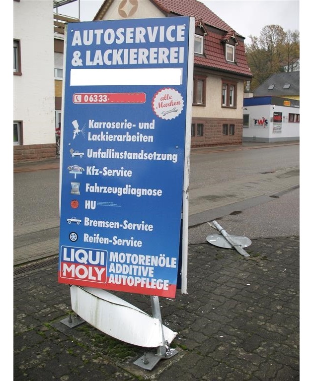 POL-PDPS: Waldfischbach-Burgalben, Unfallflucht an 2 Örtlichkeiten durch vermutlich denselben Lastzug