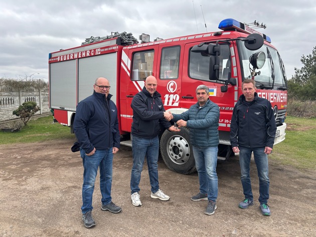 FW-OE: Löschfahrzeug aus der Kreisstadt Olpe für die Ukraine