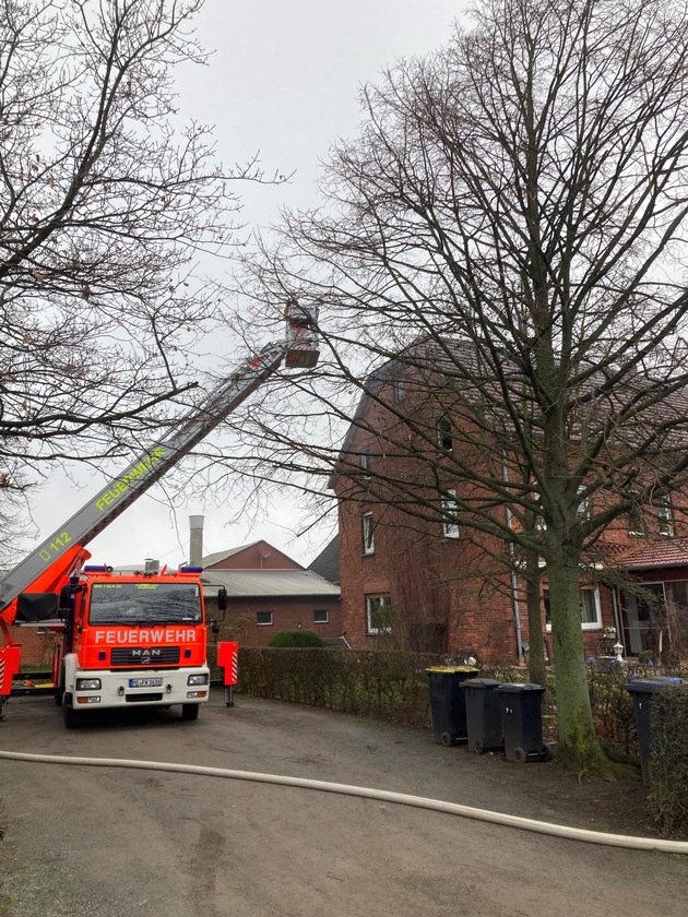 FW Minden: schnelle Brandentdeckung verhindert größeren Schaden