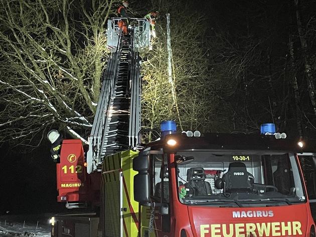 FW-AUR: Langer Ast drohte niederzust&uuml;rzen