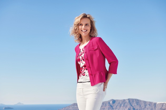 Eva Herzigova selected for GERRY WEBER  -  GERRY WEBER setzt mit weiterer Capsule Kollektion auf Begehrlichkeit