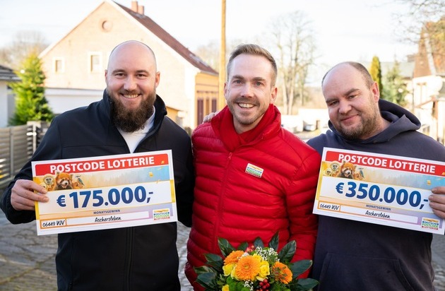 Deutsche Postcode Lotterie: Postcode Lotterie-Party in Aschersleben: 436 Glückspilze jubeln über 1,4 Millionen Euro