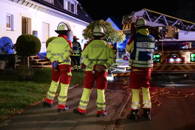 FW-DO: Nächtlicher Wohnungsbrand in Dortmund Kurl