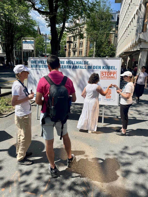 Medienmitteilung: «Interaktive Aktionen gegen Littering begeistern Luzerner Bevölkerung»