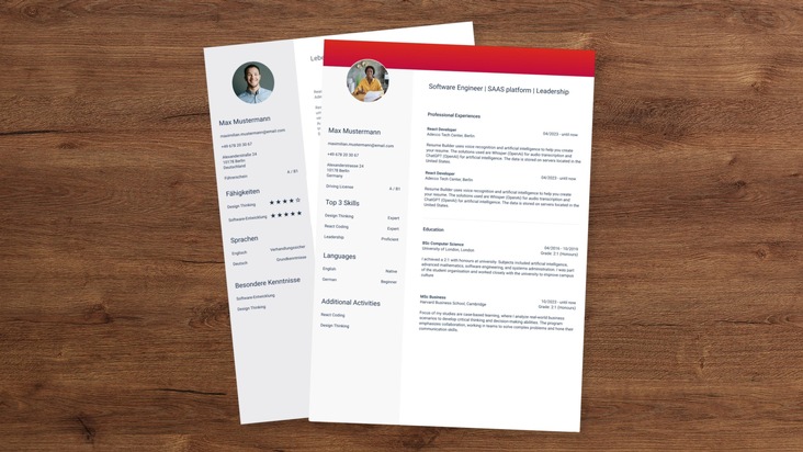 Medienmitteilung: Adecco lanciert den CV Maker