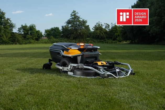 STIGA feiert Dreifachsieg beim iF DESIGN AWARD 2026 für Roboterinnovationen und digitale Lösungen