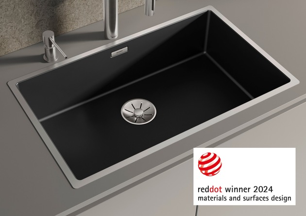 Drei Red Dot Product Design Awards 2024 für BLANCO: Prämiertes Design für den Küchenwasserplatz