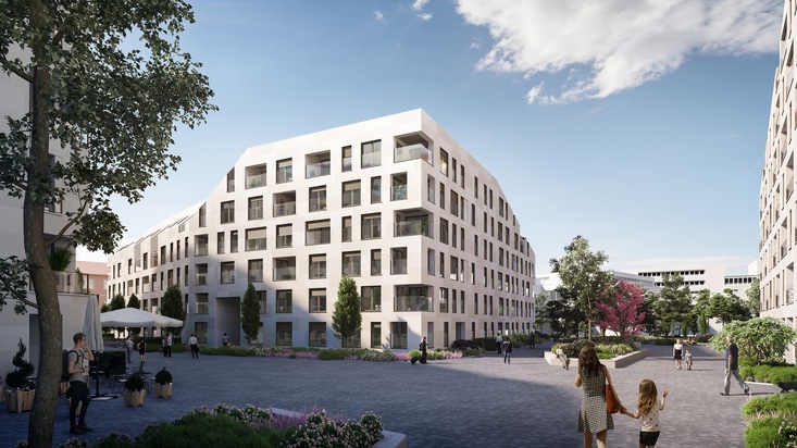58 neue Wohnungen in München-Obersendling: Vermietung für &quot;Dein Quirin&quot; in den Gmunder Höfen gestartet