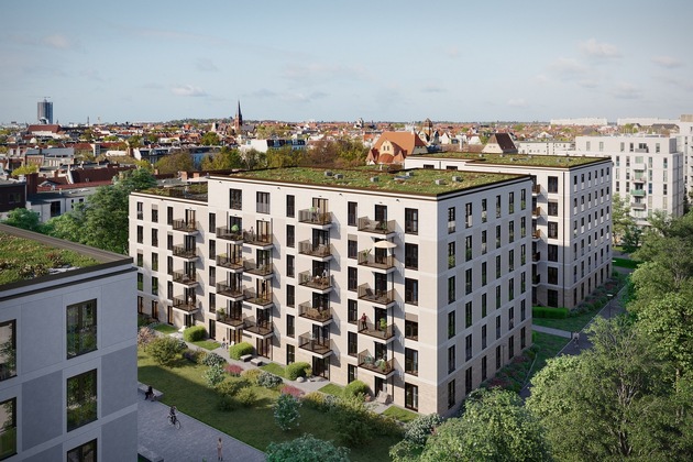 Pressemitteilung: Richtfest für 131 Wohnungen – Planmäßiger Baufortschritt im Berliner Quartier „Friedenauer Höhe“