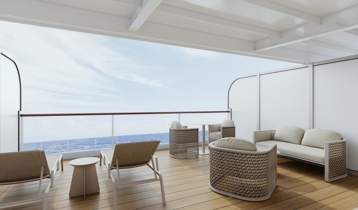 Pressemitteilung:  Regent Seven Seas Cruises® stellt neue Suiten-Kategorien der Seven Seas Prestige™ vor