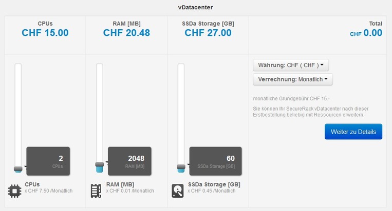 sipcall.ch: Höchste Sicherheit mit SecureRack vDatacenter / Backbone Solutions AG lanciert unter dem Namen SecureRack ein neues Cloud Produkt (BILD)